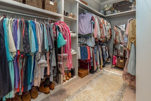 2112 Clubview, Amarillo, TX 79124 - walk in closet featuring tile patterned floors