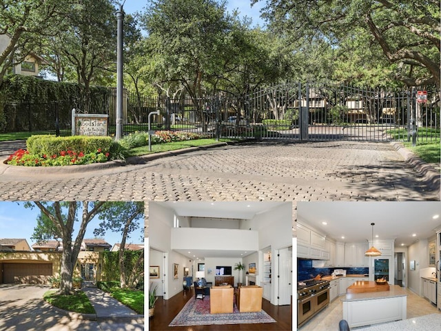 exterior space featuring an outdoor kitchen