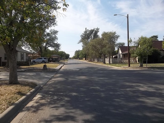 view of road