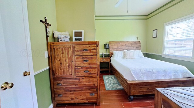 907 Cherry Ave, Dalhart, TX 79022 - bedroom with a ceiling fan