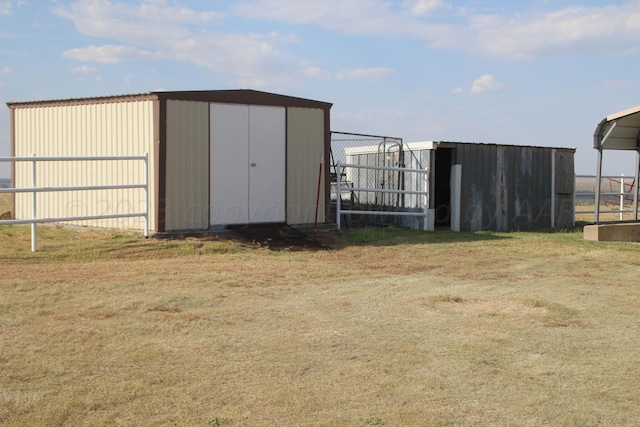 view of outbuilding