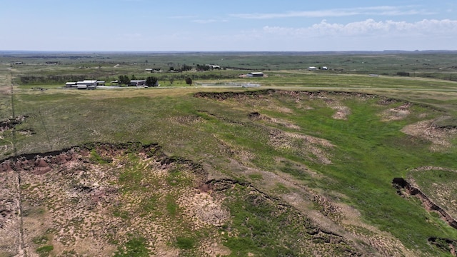 drone / aerial view featuring a rural view