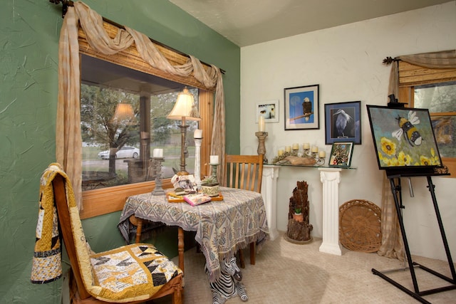 803 N Locust St, Wildorado, TX 79098 - view of carpeted dining space