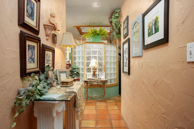 803 N Locust St, Wildorado, TX 79098 - hall featuring a textured wall