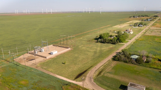 803 N Locust St, Wildorado, TX 79098 - aerial view of property's location featuring rural landscape and agricultural land