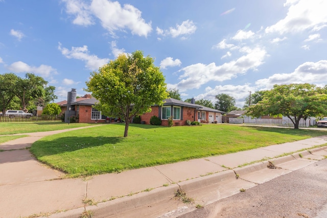 2041 S Travis St, Amarillo, TX 79109 - view of front of home featuring brick siding and a chimney