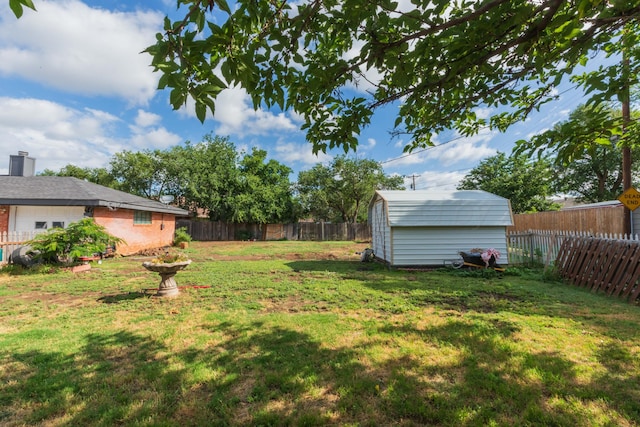 2041 S Travis St, Amarillo, TX 79109 - fenced backyard featuring a shed