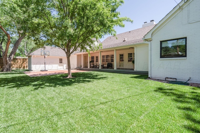 3220 S Travis St, Amarillo, TX 79109 - view of yard featuring a patio area