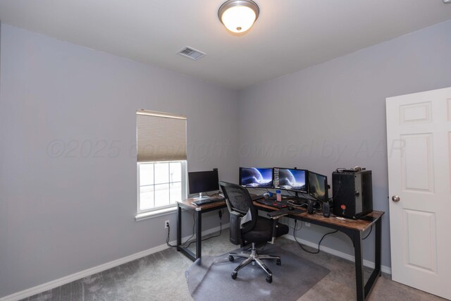 3508 Bismarck Ave, Amarillo, TX 79118 - carpeted home office featuring baseboards