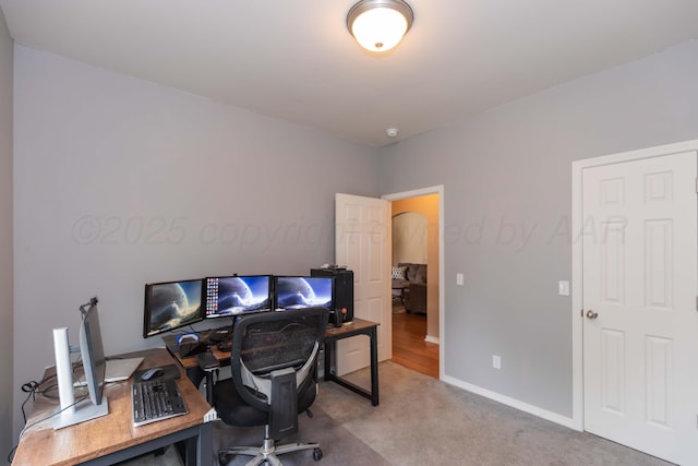 3508 Bismarck Ave, Amarillo, TX 79118 - office featuring light colored carpet and baseboards