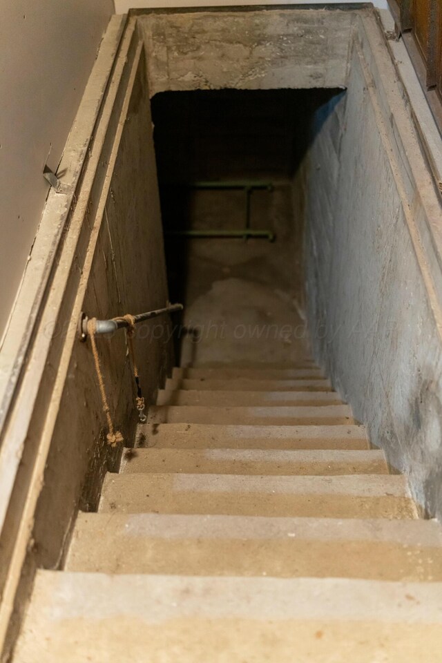 view of stairs