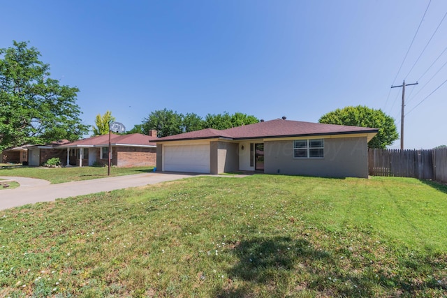 6111 Princeton St, Amarillo, TX 79109 - ranch-style home featuring driveway, a garage, and stucco siding