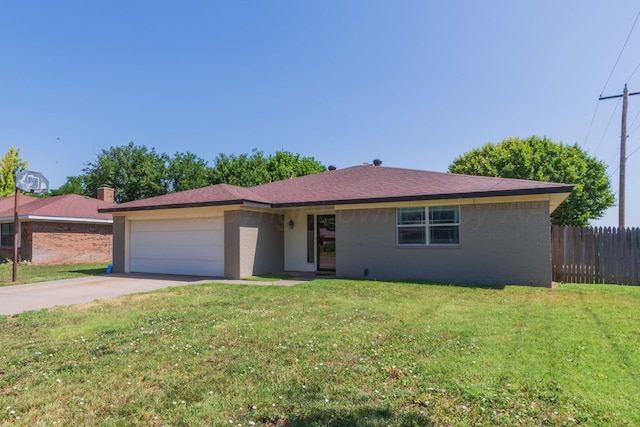 6111 Princeton St, Amarillo, TX 79109 - ranch-style house with an attached garage and driveway