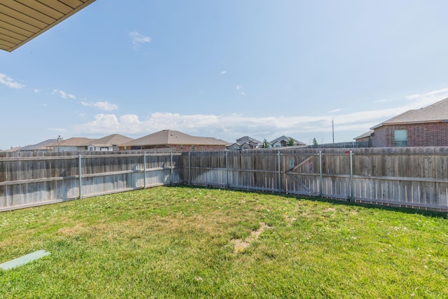 7701 Bellamy Dr, Amarillo, TX 79119 - fenced backyard with a residential view