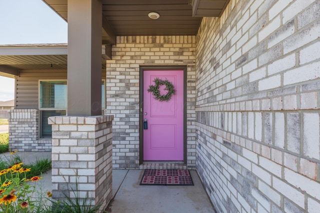7701 Bellamy Dr, Amarillo, TX 79119 - property entrance featuring brick siding