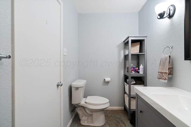 3607 Fleetwood Dr, Amarillo, TX 79109 - bathroom featuring toilet and vanity