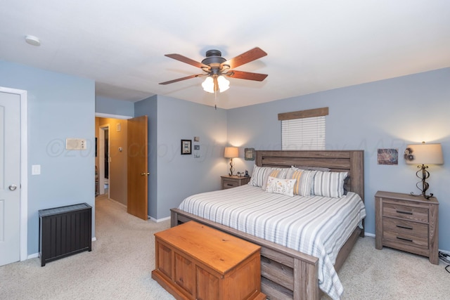 407 Thompson Ln, Canyon, TX 79015 - bedroom featuring light colored carpet and baseboards