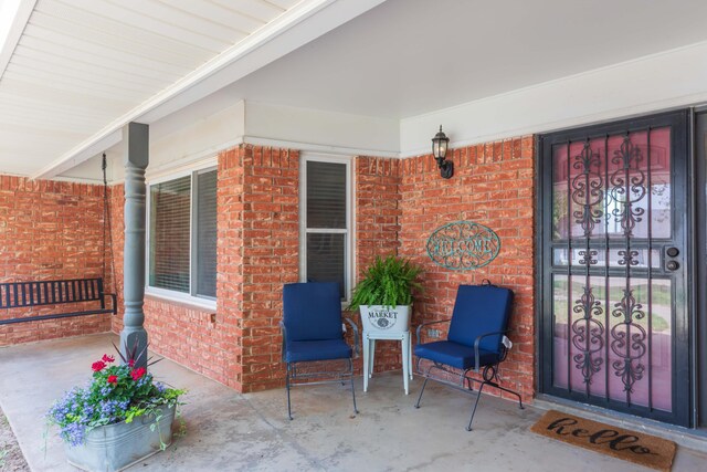 407 Thompson Ln, Canyon, TX 79015 - view of patio featuring a porch