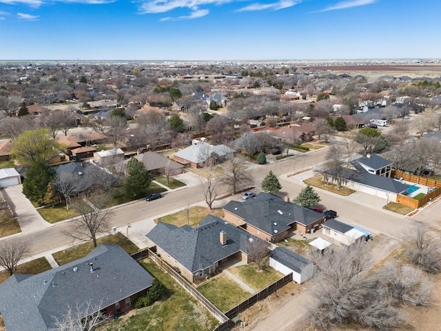 birds eye view of property featuring a residential view
