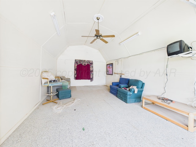 1108 Campanella Dr, Pampa, TX 79065 - bonus room featuring vaulted ceiling and a ceiling fan