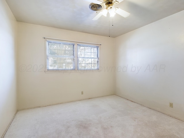 1924 N Dwight St, Pampa, TX 79065 - unfurnished room featuring carpet and ceiling fan
