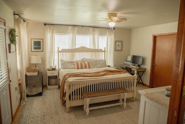 400 W 7th St, Panhandle, TX 79068 - bedroom with ceiling fan