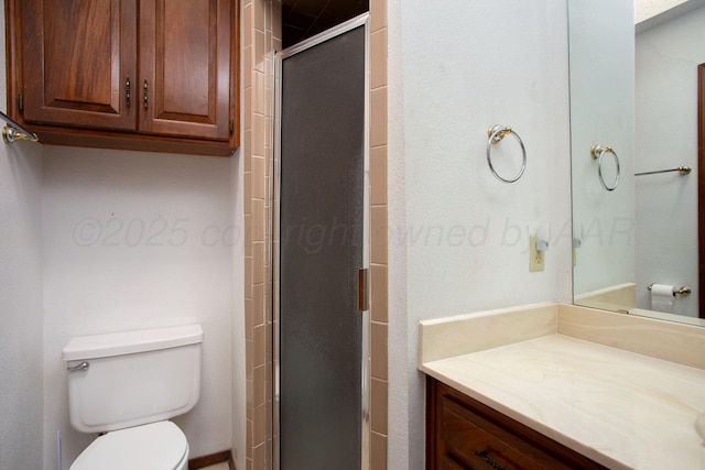 8001 Arbor St, Amarillo, TX 79110 - full bath with a stall shower and vanity