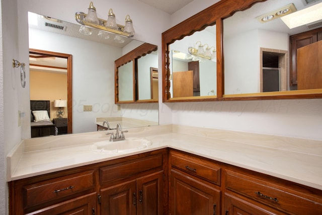 8001 Arbor St, Amarillo, TX 79110 - bathroom featuring vanity, a stall shower, and ensuite bathroom