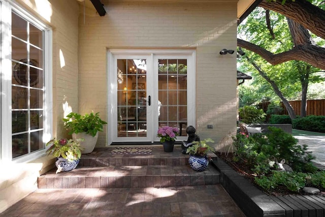 2200 Parker St, Amarillo, TX 79109 - property entrance featuring french doors and brick siding