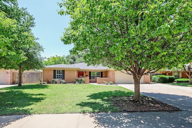 3506 Barclay Dr, Amarillo, TX 79109 - ranch-style home with driveway, brick siding, and an attached garage