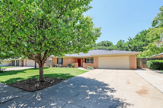 3506 Barclay Dr, Amarillo, TX 79109 - ranch-style home featuring brick siding, a garage, and concrete driveway
