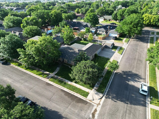 6211 Edgeware Pl, Amarillo, TX 79109 - aerial perspective of suburban area