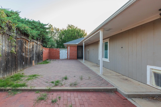 exterior space featuring a patio