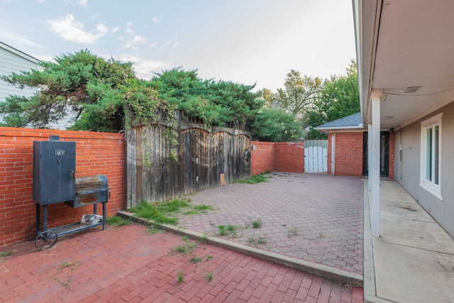 view of patio