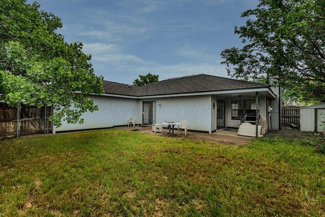 6700 Deer Park Dr, Amarillo, TX 79124 - rear view of house featuring a patio area