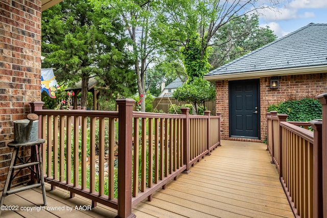 2223 S Ong St, Amarillo, TX 79109 - view of deck