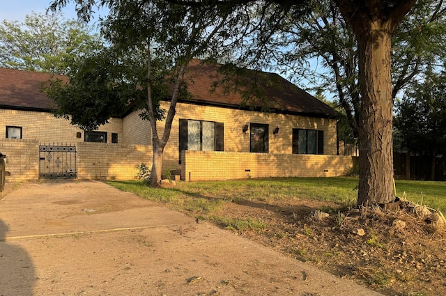 view of front of property