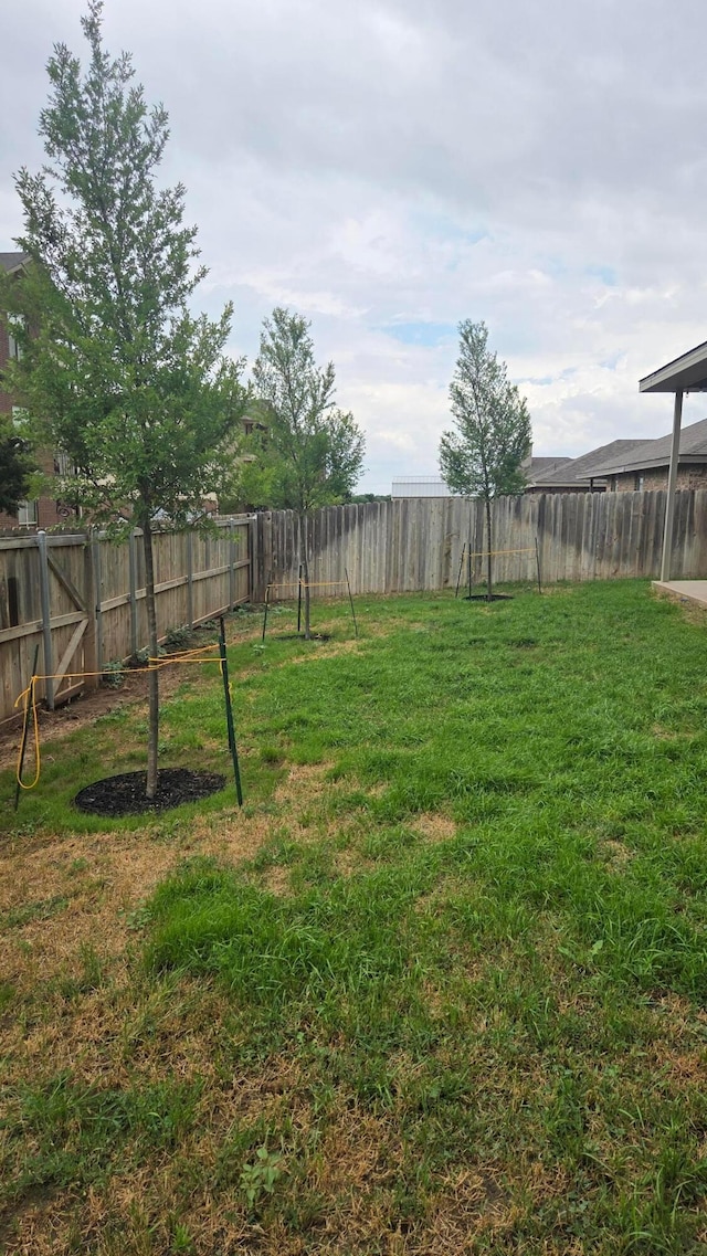 8908 Zoe Dr, Amarillo, TX 79119 - view of fenced backyard