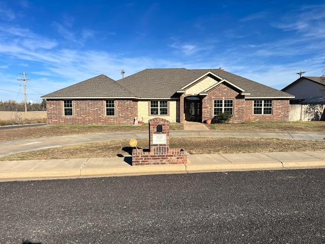 view of ranch-style home