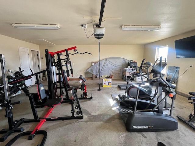 view of exercise room