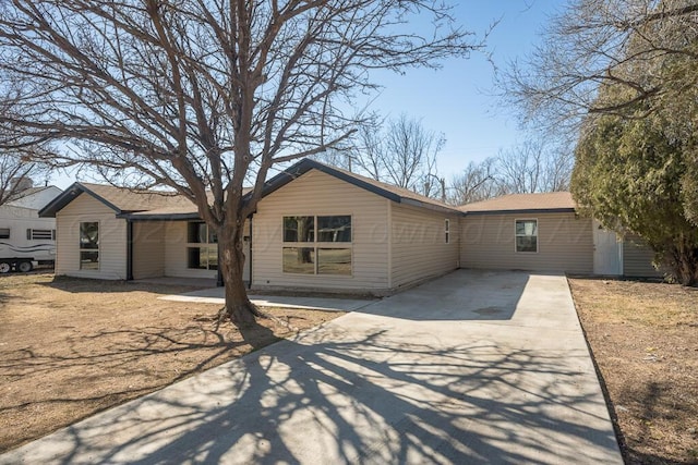 view of ranch-style home