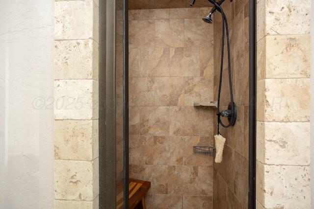 5401 Walesa Ct, Amarillo, TX 79119 - bathroom view of a tile shower