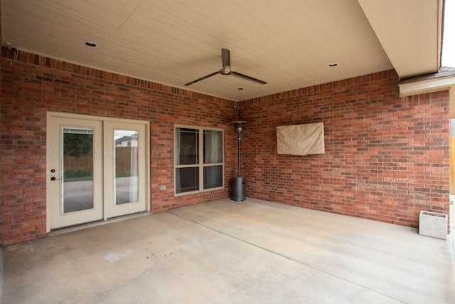 5401 Walesa Ct, Amarillo, TX 79119 - view of patio / terrace featuring ceiling fan