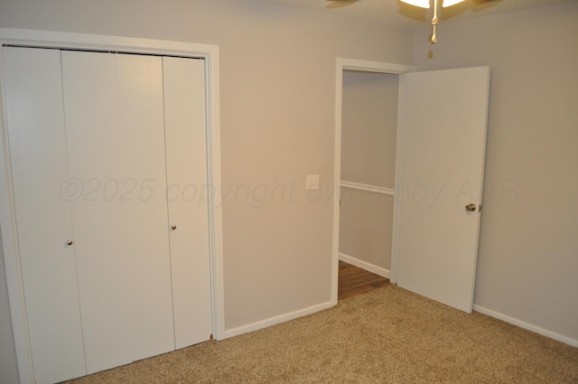 3411 Royal Rd, Amarillo, TX 79109 - unfurnished bedroom with carpet and a closet