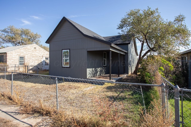 view of rear view of house