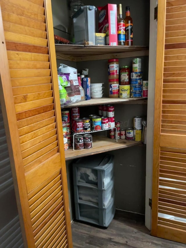 view of pantry