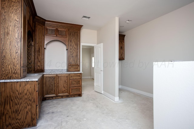 view of spare room