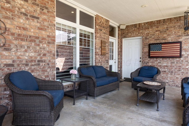 5007 Wesley Rd, Amarillo, TX 79119 - view of patio with an outdoor hangout area