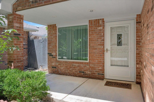 3610 S Mirror St, Amarillo, TX 79118 - doorway to property with brick siding