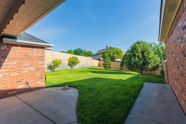 6600 Pepper Tree Pl, Amarillo, TX 79124 - fenced backyard featuring a patio